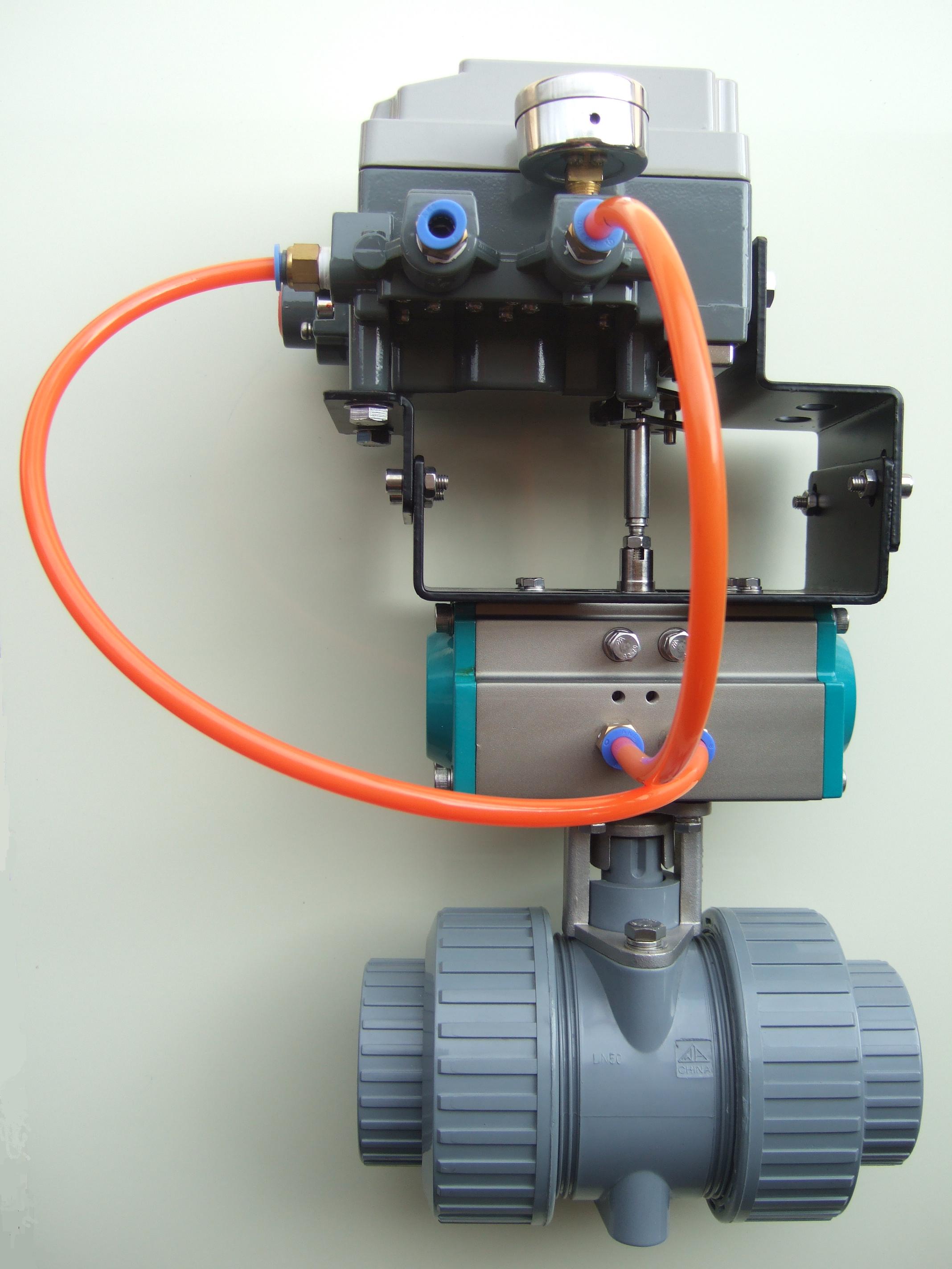 Pneumatic Actuator Ball  Valve with Positioner