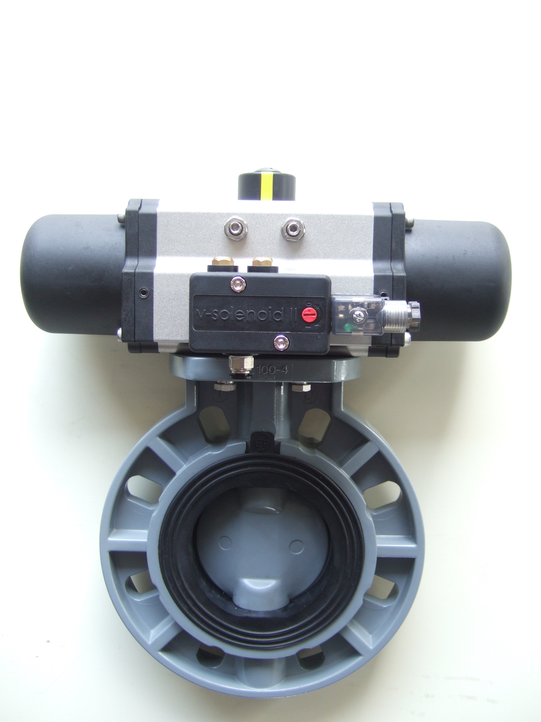 Single Pneumatic Actuator Butterfly Valve